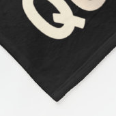 Quiet, Quiet Ggy Funny Sarcastic Litical G Cartoon Fleece Deken (Hoek)