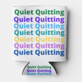 Quiet quitting blikjeskoeler (Voorkant)