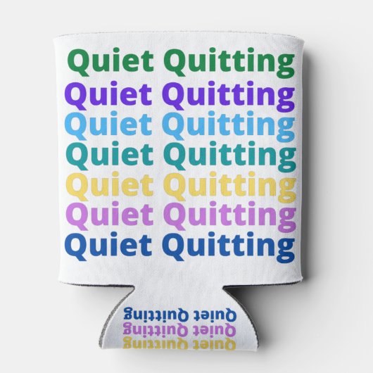 Quiet quitting blikjeskoeler (Achterkant)
