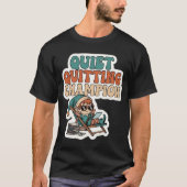 Quiet Quitting Champion Elf Funny Office Christmas T-shirt (Voorkant)