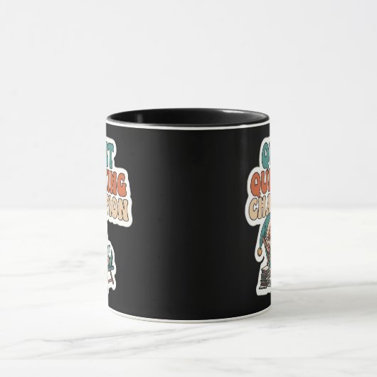 Quiet Quitting Elf Funny Office Humor Coffee Mug Mok (Midden)