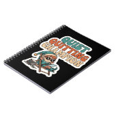 Quiet Quitting Elf Funny Office Humor Meeting Notitieboek (Linkerzijde)