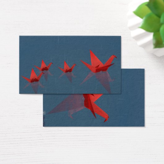 Quiet Rainy Day Bladwijzer Visitekaartjes (Bureau)