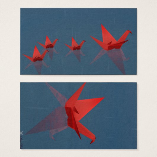 Quiet Rainy Day Bladwijzer Visitekaartjes (Voorkant /achterkant)