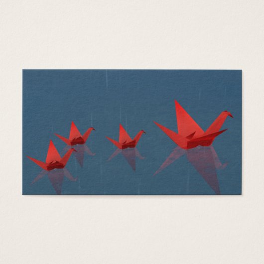 Quiet Rainy Day Bladwijzer Visitekaartjes (Voorkant)