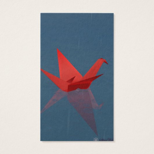 Quiet Rainy Day Bladwijzer Visitekaartjes (Achterkant)