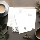 Quiet Reeds — Minimal Get Well Card Kaart