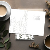 Quiet Reeds — Minimal Get Well Card Kaart
