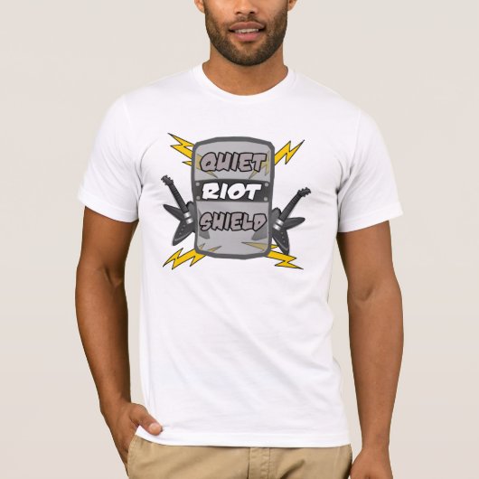 Quiet Riot Shield T-shirt (Voorkant)