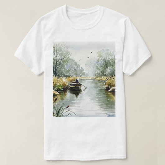 Quiet river t-shirt (Design voorkant)