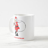 quiet santa koffiemok (Voorkant links)