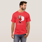 quiet santa t-shirt (Voorkant volledig)