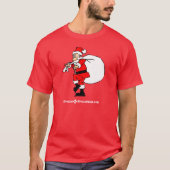 quiet santa t-shirt (Voorkant)