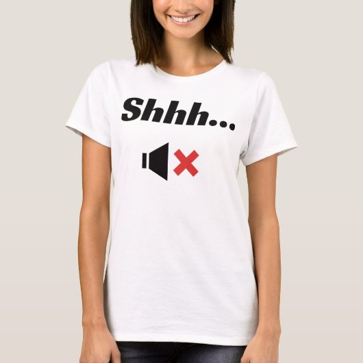 Quiet Silence T-shirt (Voorkant)