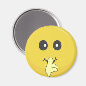 Quiet Smile Face Magneet (Voorkant / Achterkant)