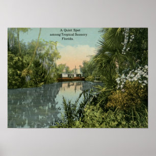Quiet Spot in Tropical Florida  Poster