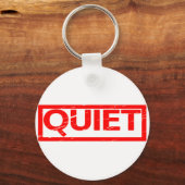 Quiet Stamp Sleutelhanger (Voorkant)