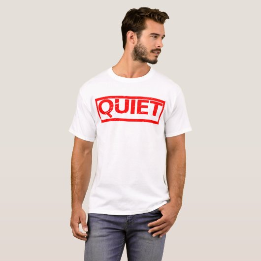 Quiet Stamp T-shirt (Voorkant volledig)