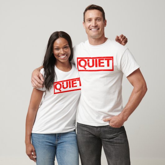 Quiet Stamp T-shirt (Unisex)