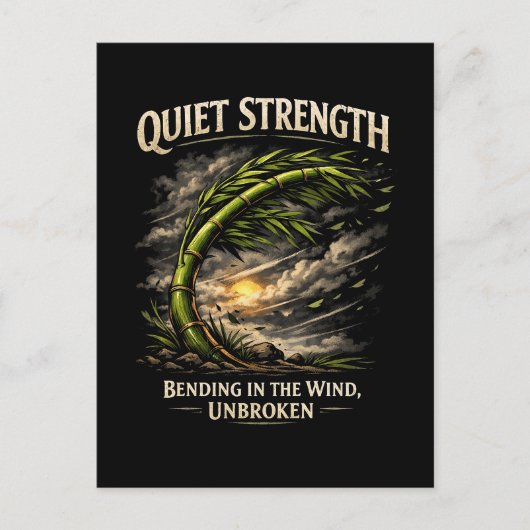 Quiet Strength Briefkaart (Voorkant)