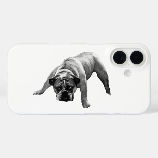 Quiet Strength Bulldog Case (Achterkant (horizontaal))