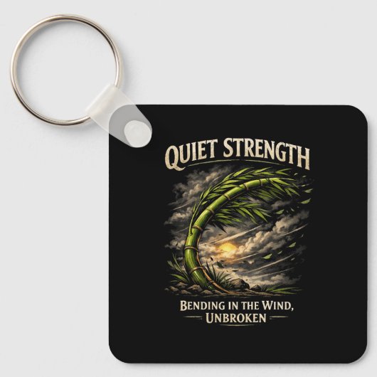 Quiet Strength Sleutelhanger (Voorkant)