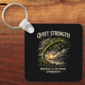 Quiet Strength Sleutelhanger (Voorkant)