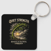 Quiet Strength Sleutelhanger (Achterkant)