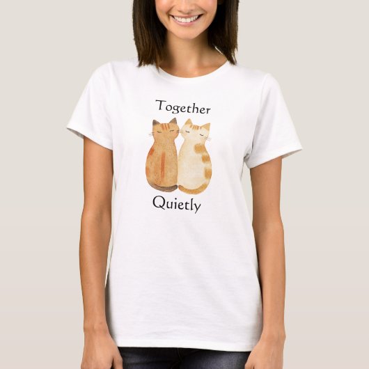 Quiet Subtle Love Romantic Valentines Gift T-shirt (Voorkant)