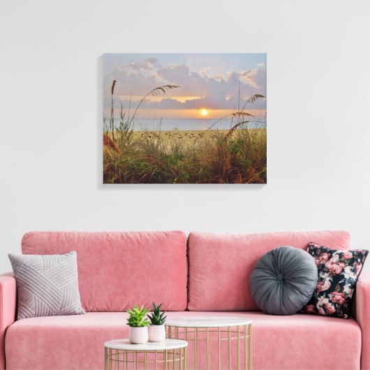 Quiet Sunset Canvas Afdruk (Insitu (Woonkamer))