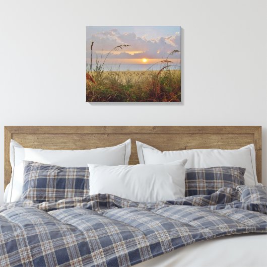 Quiet Sunset Canvas Afdruk (Insitu (Slaapkamer))