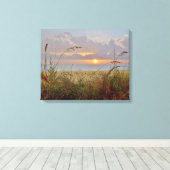 Quiet Sunset Canvas Afdruk (Insitu (Houten vloer))