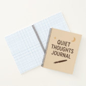 Quiet Thoughts Journal – Minimaal Notitieboek Hoes (Binnen)