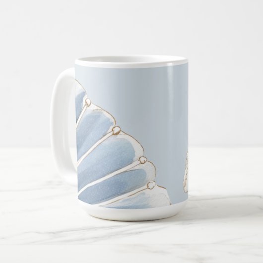 Quiet Tides Shell Mug Koffiemok (Voorkant links)