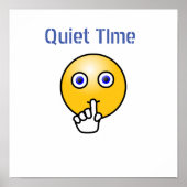 Quiet Time School Poster (Voorkant)