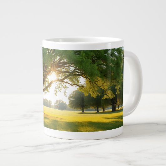 Quiet Time With a Big Tree  Grote Koffiekop (Voorkant rechts)