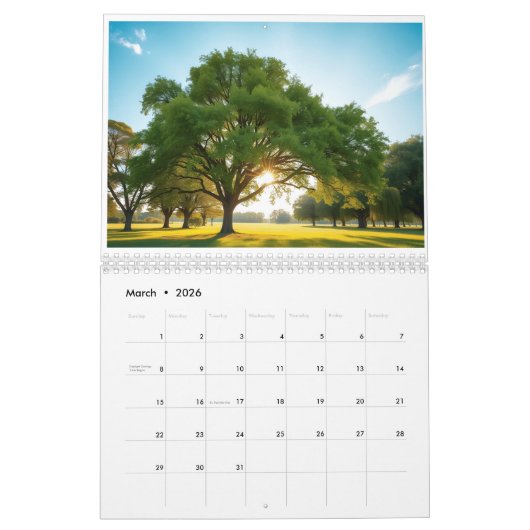 Quiet Time With a Big Tree  Kalender (Mar 2026)