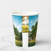 Quiet Time With a Big Tree  Papieren Bekers (Links)