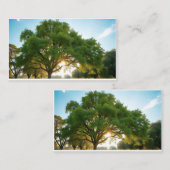 Quiet Time With a Big Tree  Visitekaartje (Voorkant / Achterkant)
