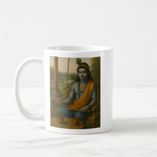 Quiet Time With Krishna Mug Koffiemok (Links)