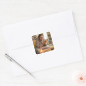 Quiet Victory, Pending Hatch Vierkante Sticker (Envelop)