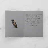 Quiet Watcher The Hooded Crow Kaart (Binnen)