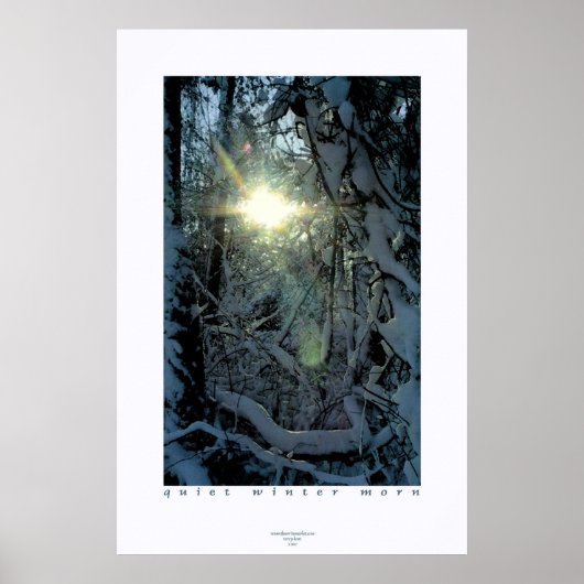 Quiet Winter Morn Poster (Voorkant)