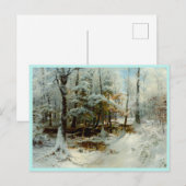 Quiet Winter namiddag Briefkaart (Voorkant / Achterkant)