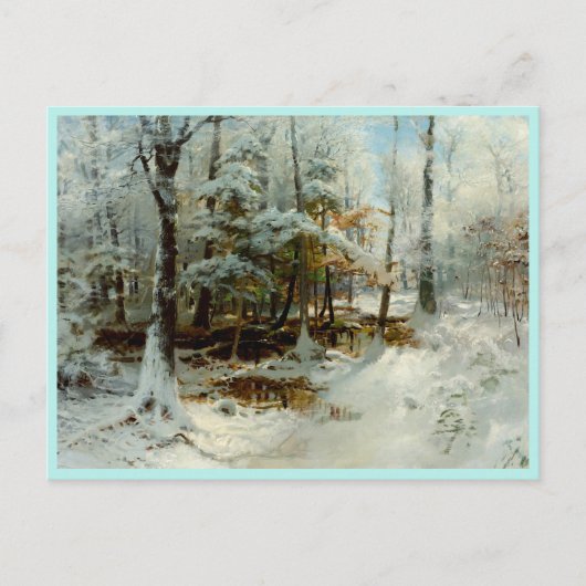 Quiet Winter namiddag Briefkaart (Voorkant)