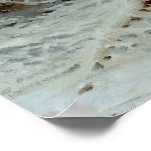 Quiet Winter namiddag Poster (Hoek)