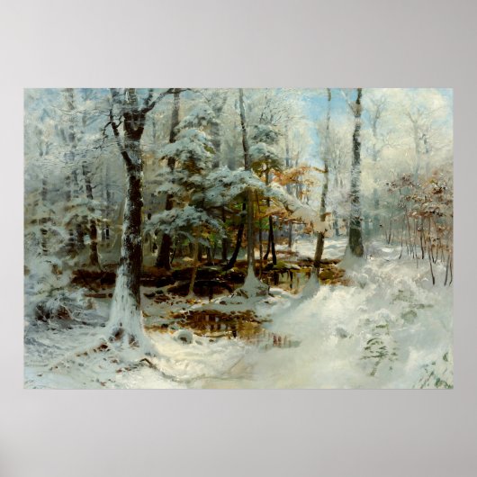 Quiet Winter namiddag Poster (Voorkant)