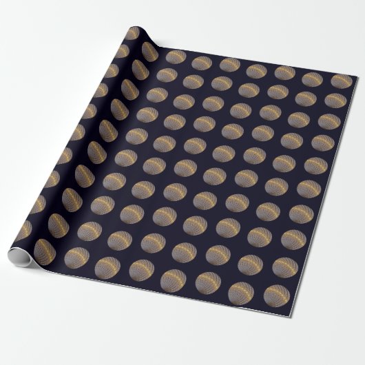 Quiet Wolf Moon Cadeaupapier (Uitgerold)