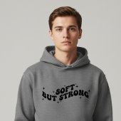Quietly Becoming Bold Retro Typography Design Hoodie