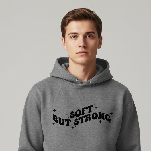 Quietly Becoming Bold Retro Typography Design Hoodie